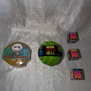 NeeDoh, Mystery Dumpling, Neon Fuzz Ball